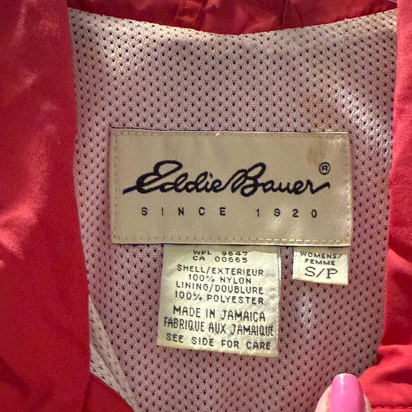 Women's Red Rain/Wind Jacket - Picture 2 of 6